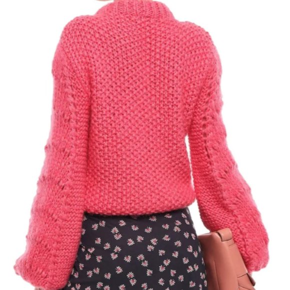 GANNI Julliard Wool Mohair Chunky Knit Sweater - Picture 5 of 12